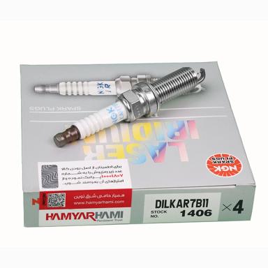 شمع (1406) NGK دابل ايريديوم پايه بلند کد 7 فيلر 11 نيسان مورانو (377) NGK