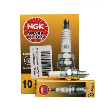 شمع (3595) سوزني موتورسيکلت NGK (جعبه 10 عددي) (837) پايه کوتاه - موتورسيکلت هاي بي کلاج -قايق موتوري NGK