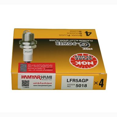 شمع (5018) پايه بلند NGK سوزني (تيپ 5-پرادو-لندکروز-اسپورتيج-سوناتا-سراتو) (جعبه 4 عددي) NGK