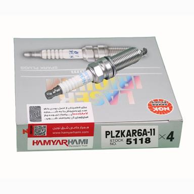 شمع (5118) NGK دابل پلاتينيوم ليزري پايه بلند فيلر 11 نيسان قشقايي NGK