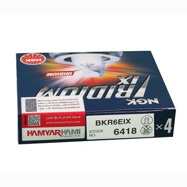 شمع (6418) انژکتوري NGK ايريديوم استاندارد اي-ايکس (120) NGK